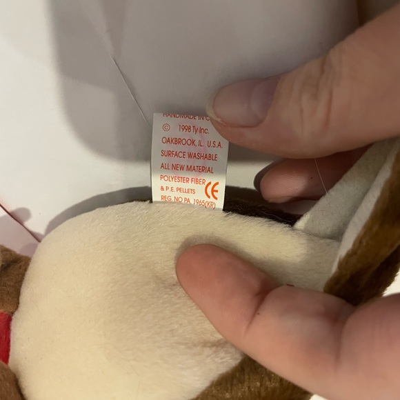 Rare sewing oddity! Early The Robin Ty Beanies Babies brand new mint condition! - Picture 4 of 5